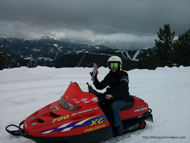 Images of our 2013: Snowmobiles in Andorra