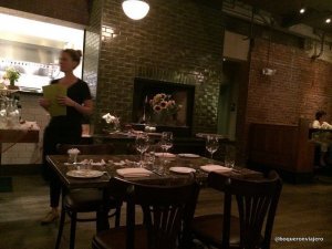 Dining Room in Bondir Restaurant Concord