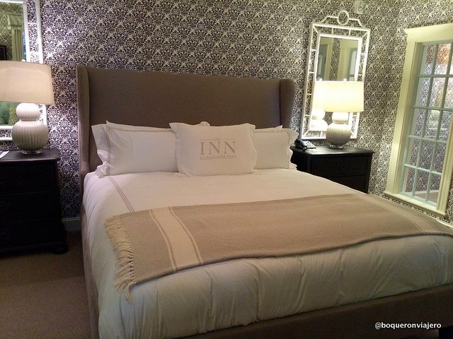 King sized bed at Inn at Hastings Park Lexington