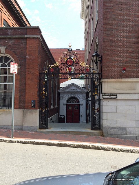 Entrance to the Harvard Campus, Cambridge MA