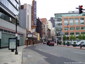 Washington Street in the Theatre District