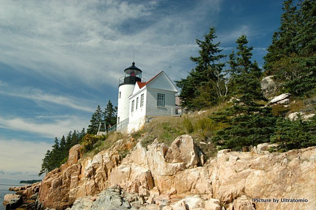 Light House in Bass Harbor, Maine