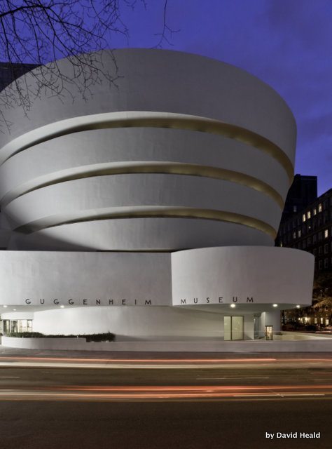 Building of The Guggenheim Museum in New York