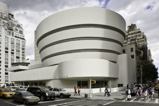 Building of The Guggenheim Museum in New York