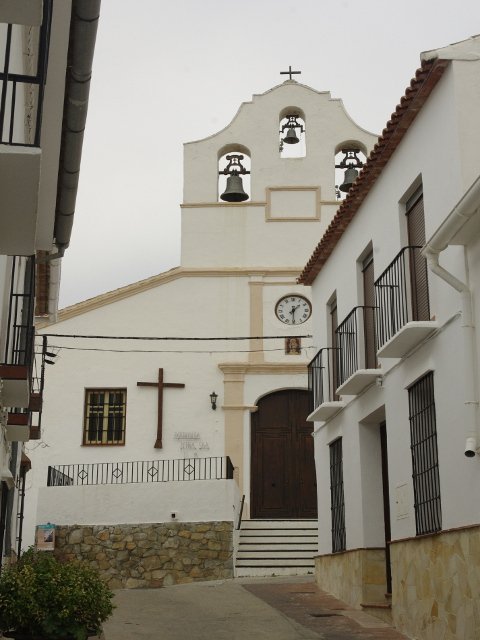 The church in Carratraca, Málaga