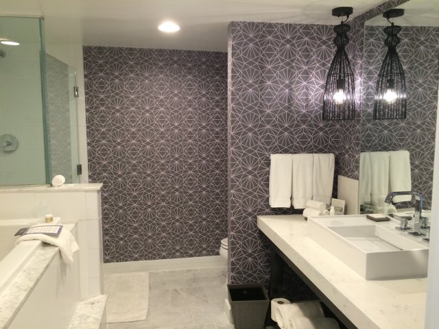 Bathroom in the Hotel Palomar in Washington DC