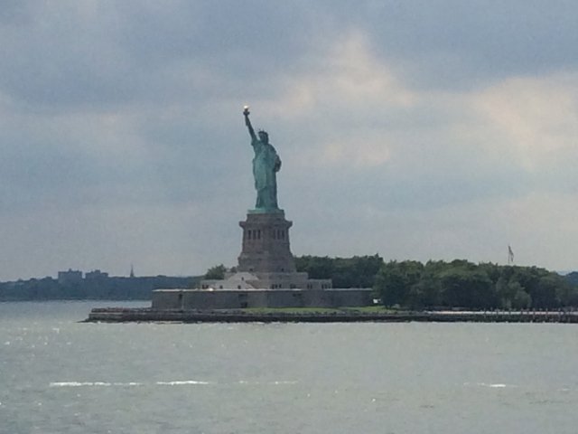 Lady Liberty from the cruise