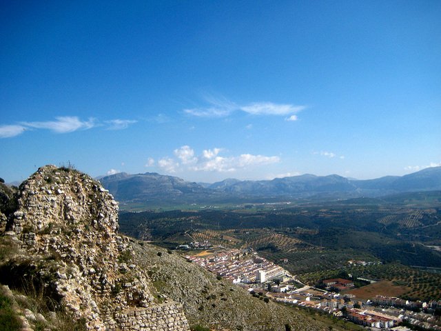 Views from the castle of Archidona Málaga
