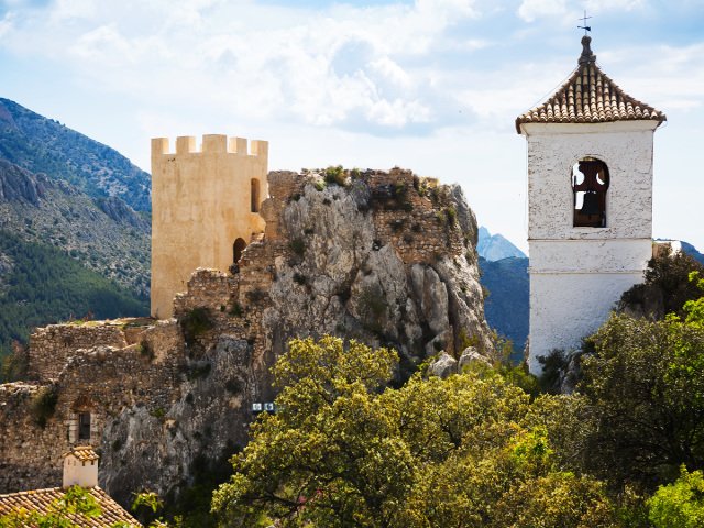 Castle of Guadalest near Benidorm