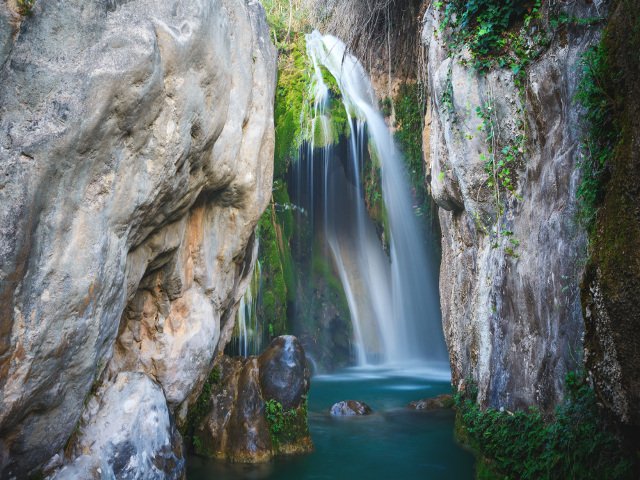 The waterfalls of Algar near Benidorm