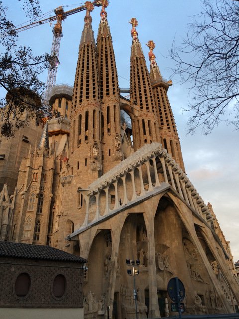 The Sagrada Familia near OK Apartment Barcelona