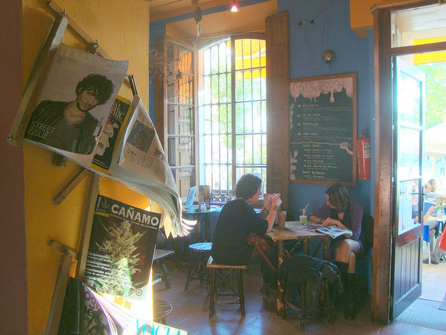 Café con libros, Málaga