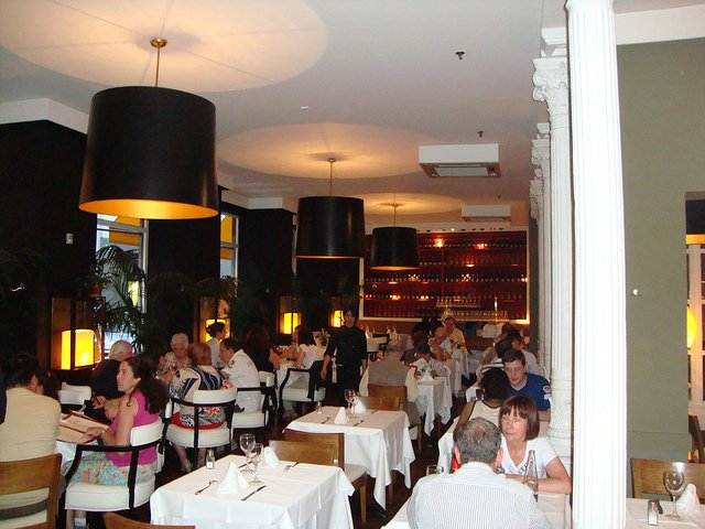 Interior del Restaurante La Finca de Susana Madrid