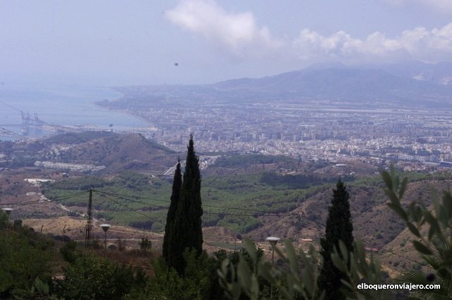 Vistas desde los Montes de Málaga