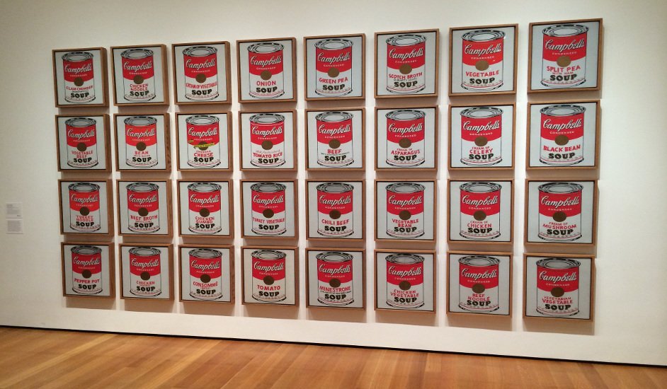 The work of Andy Warhol in MoMA