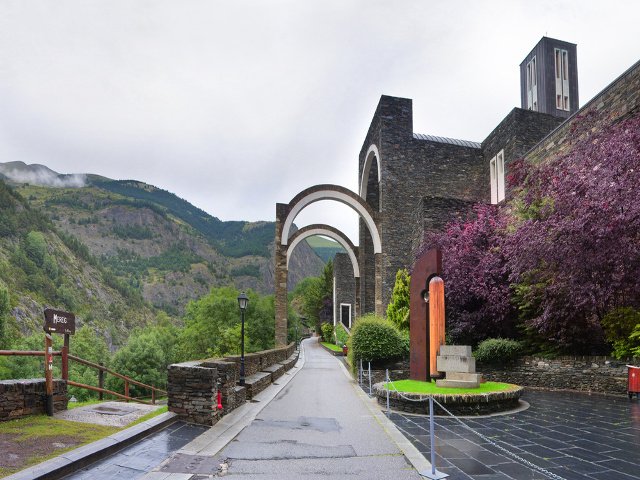 El santuario de Meritxell en Andorra