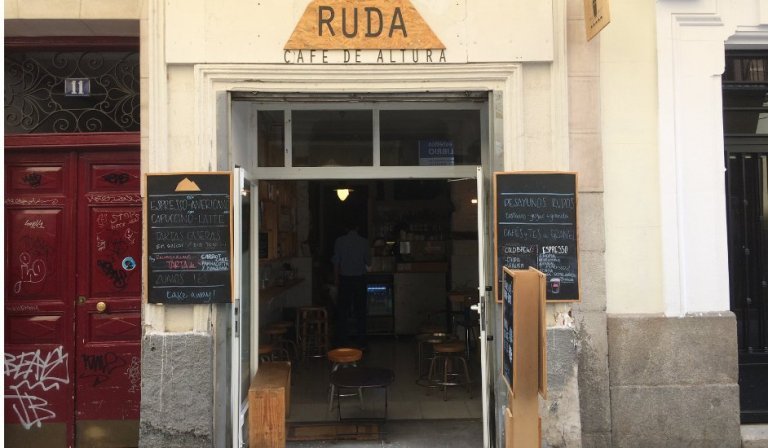 Entrada de Ruda Café Madrid