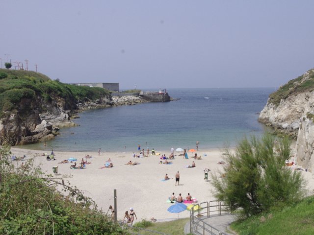 Praia das Lapas en A Coruña
