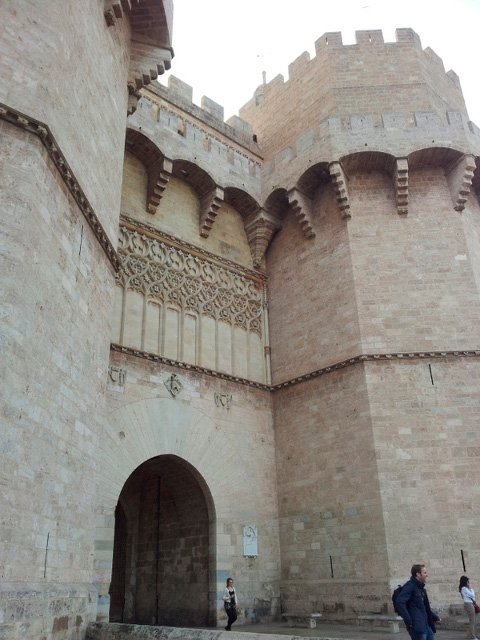 Puerta de Serranos en Valencia